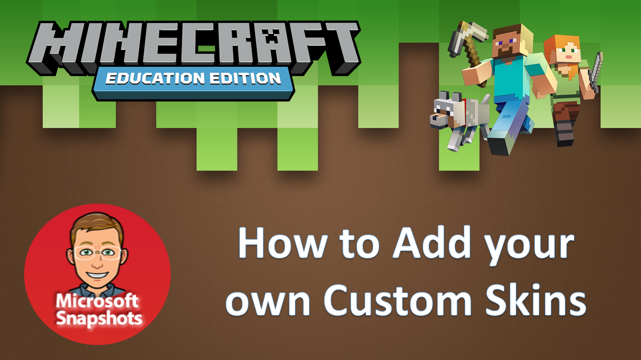 Minecraft Education how to add custom skins mcpack skinpack creator