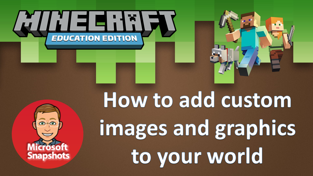 add a custom image to your minecraft world