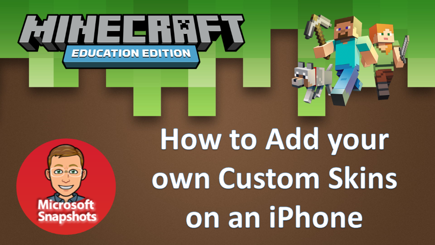 logo image showing how to add custom minecraft skin on android mobile phone